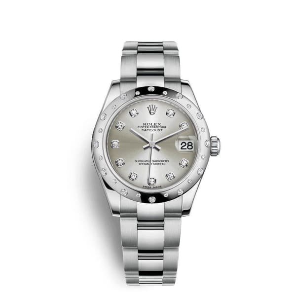 rolex-datejust-31-178344-0032.jpg Rolex Datejust 31mm – Ref: 178344-0032 – Silver Dial, Stainless Steel Oyster Bracelet Women’s Watch