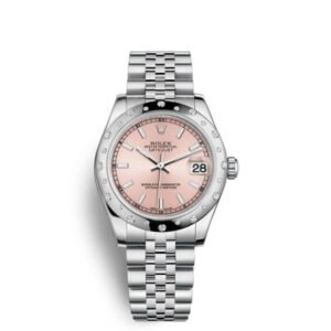 Rolex Datejust 31mm – Ref: 178344-0043 – Pink Dial, Stainless Steel Jubilee Bracelet Women’s Watch