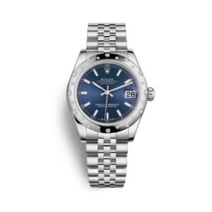 Rolex Datejust 31mm – Ref: 178344-0046 – Blue Dial, Stainless Steel Jubilee Bracelet Women’s Watch