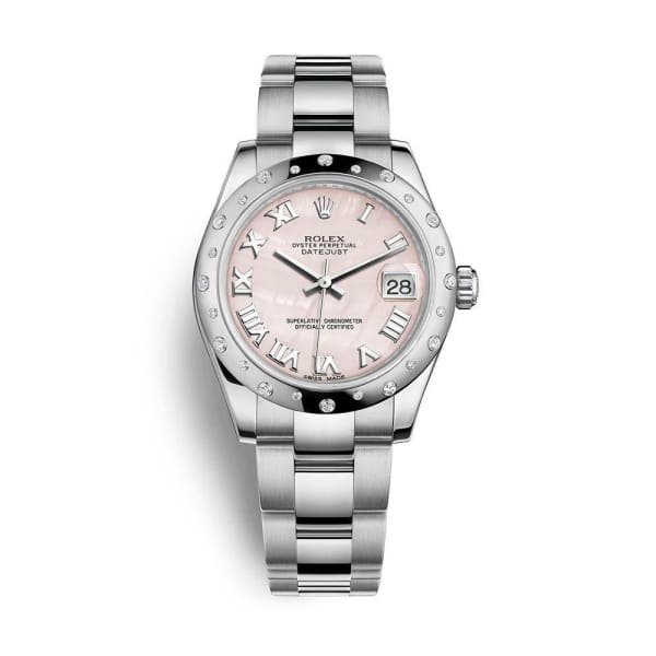 Rolex Datejust 31mm – Ref: 178344-0048 – Pink Dial, Stainless Steel Oyster Bracelet Women’s Watch