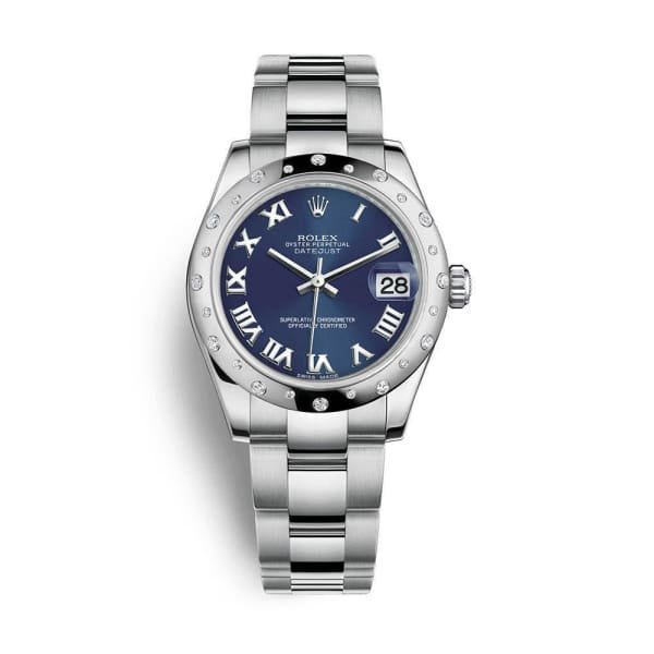 rolex-datejust-31-178344-0053.jpg Rolex Datejust 31mm – Ref: 178344-0053 – Blue Dial, Stainless Steel Oyster Bracelet Women’s Watch