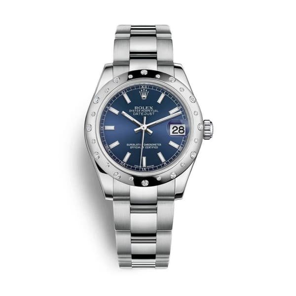 rolex-datejust-31-178344-0054.jpg Rolex Datejust 31mm – Ref: 178344-0054 – Blue Dial, Stainless Steel Oyster Bracelet Women’s Watch