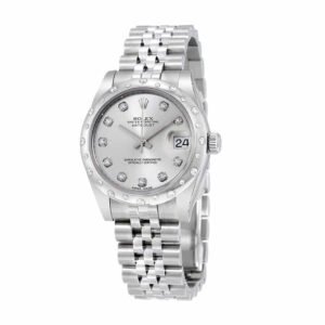 rolex-datejust-31mm-178344-steel-white-gold-automatic-mother-pearl-diamond-dial-replica.jpg Rolex Datejust 178344 Diamond Bezel Exact Replica 1:1