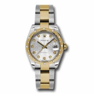 Rolex Datejust 31mm – Ref: 178343 sjdo – Silver Jubilee Roman Dial, Two Tone Stainless Steel & 18K Yellow Gold Oyster Bracelet Women’s Watch