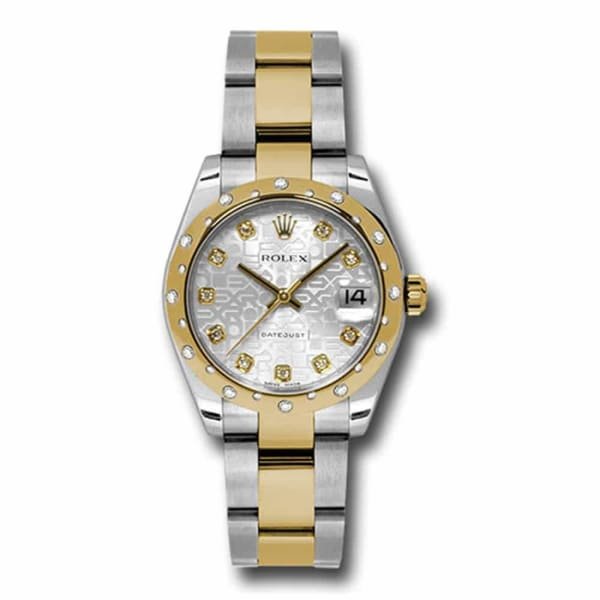 Rolex Datejust 31mm – Ref: 178343 sjdo – Silver Jubilee Roman Dial, Two Tone Stainless Steel & 18K Yellow Gold Oyster Bracelet Women’s Watch