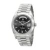 Rolex Day-Date 228206 “Black Diagonal Dial” Premium Copy 1:1