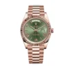 Rolex Day-Date 228235 “Everose Green Roman Dial” True to Original Copy