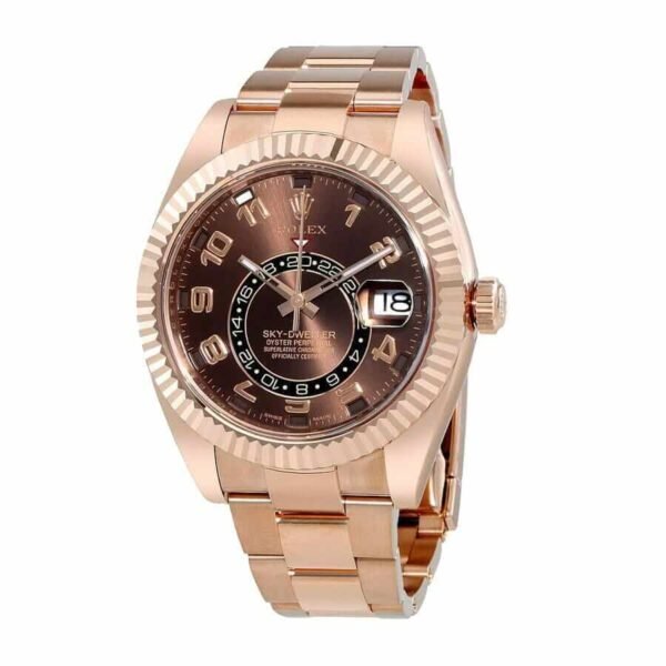 rolex-sky-dweller-chocolate-dial-rose-gold-326935-2.jpg Rolex Sky-Dweller 326935 “Rose Gold Chocolate Dial” Authentic Super Replica