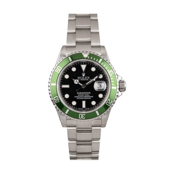 rolex-submariner-date-kermit-16610lv-replica.jpg Rolex Submariner 16610LV “Kermit” Precision Replica Edition