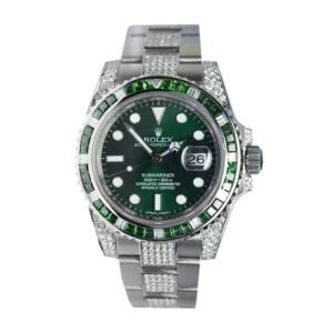 rolex-submariner-hulk-116610lv-diamond-green-dial-iced-out-replica.jpg Rolex Submariner 116610LV “Hulk Iced Out” Premium Replica 1:1
