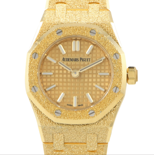 screenshot-20251116-002001.png Audemars Piguet Royal Oak Mini Frosted Yellow Gold Watch .GG.1312BA.01 67630BA