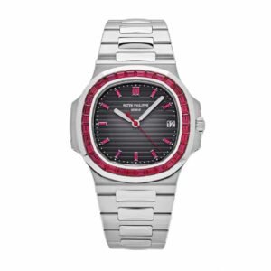 Patek Philippe Nautilus 5711/112P-001 Platinum Grey Dial Ruby Bezel